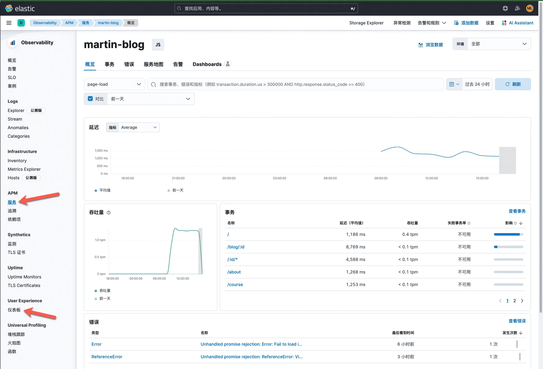 Elastic APM